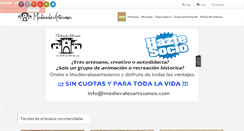 Desktop Screenshot of medievalesartesanos.com